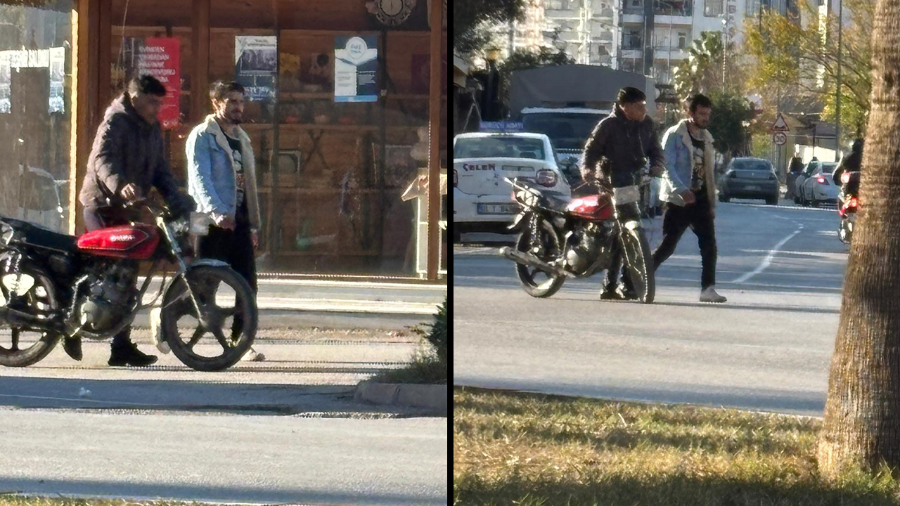 Adana’da polisin şüphelendiği motosiklet sürücüsü hırsız çıktı