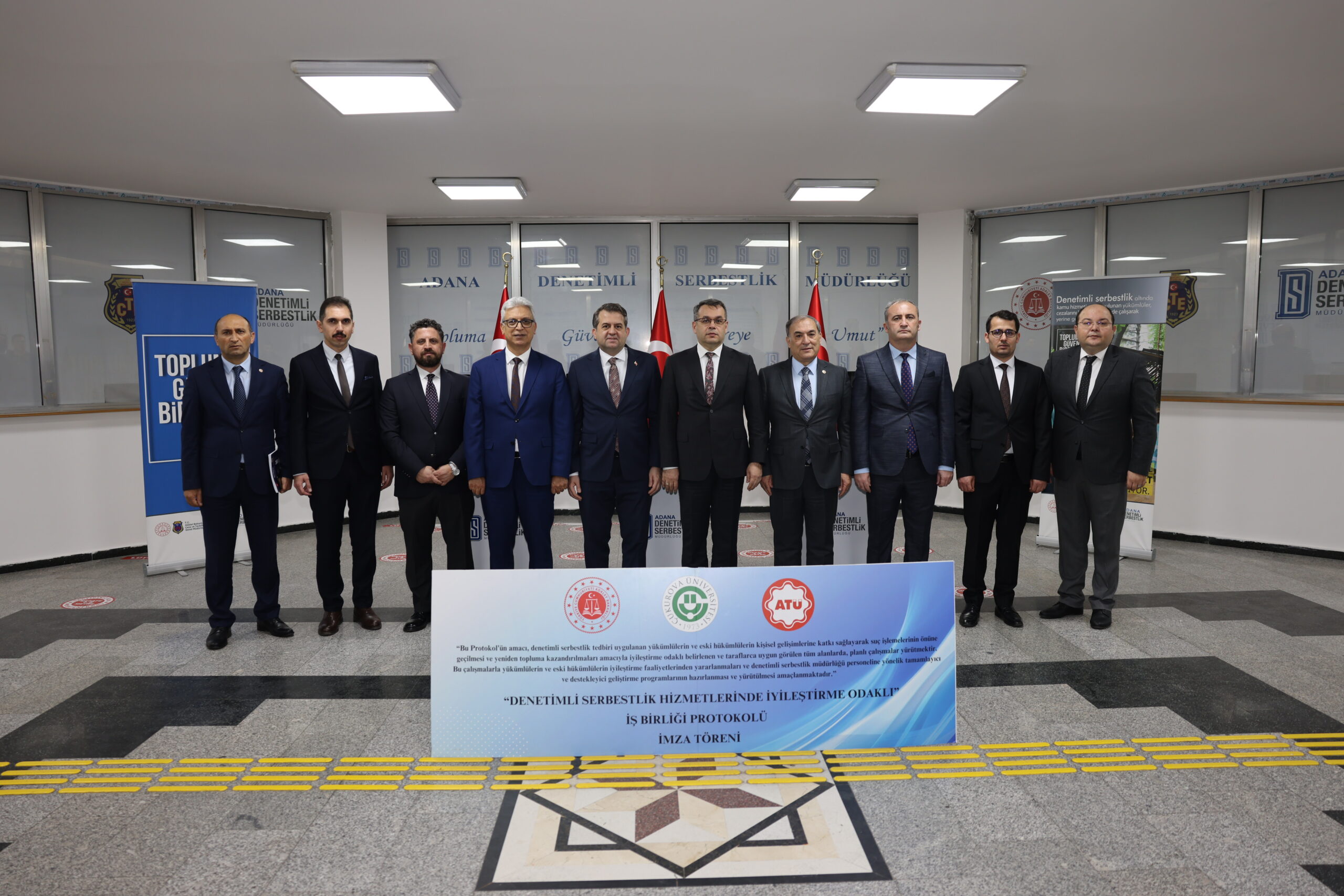 Adana’da “Denetimli Serbestlik Hizmetlerinde iyileştirme Odaklı” işbirliği protokolü imzalandı