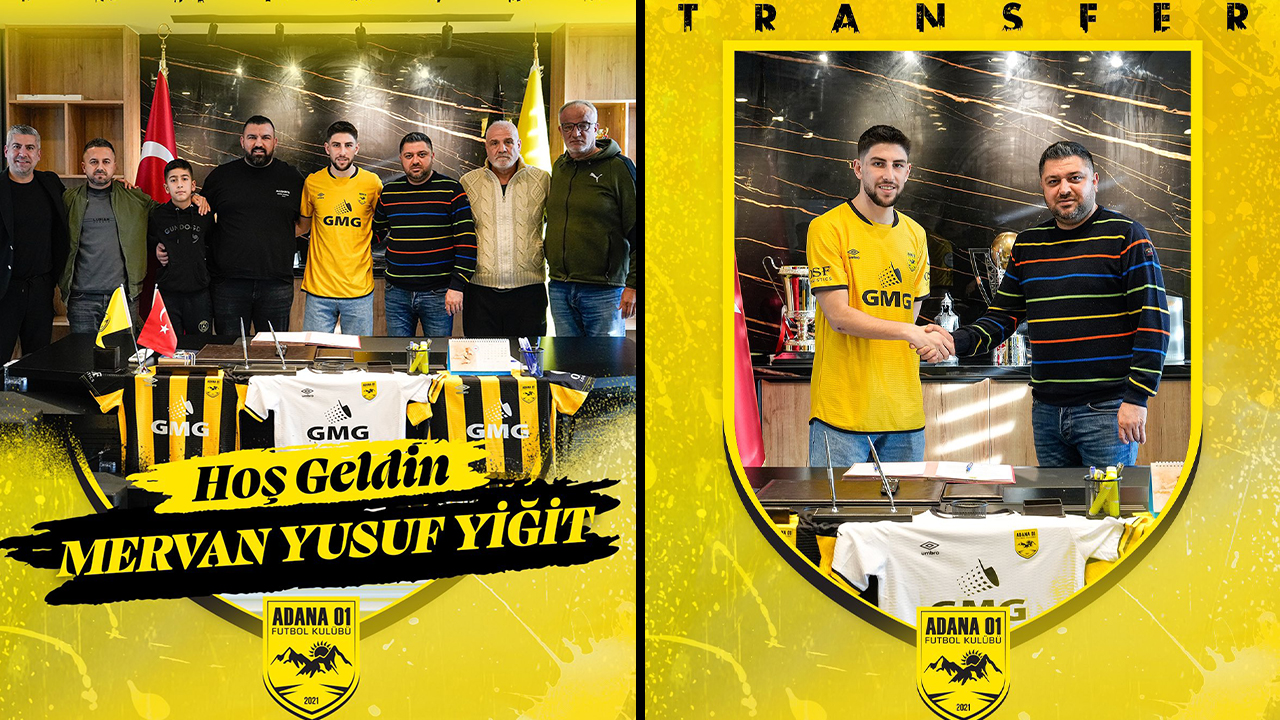 Mervan da Adana 01 Futbol Kulübü ailesine katıldı