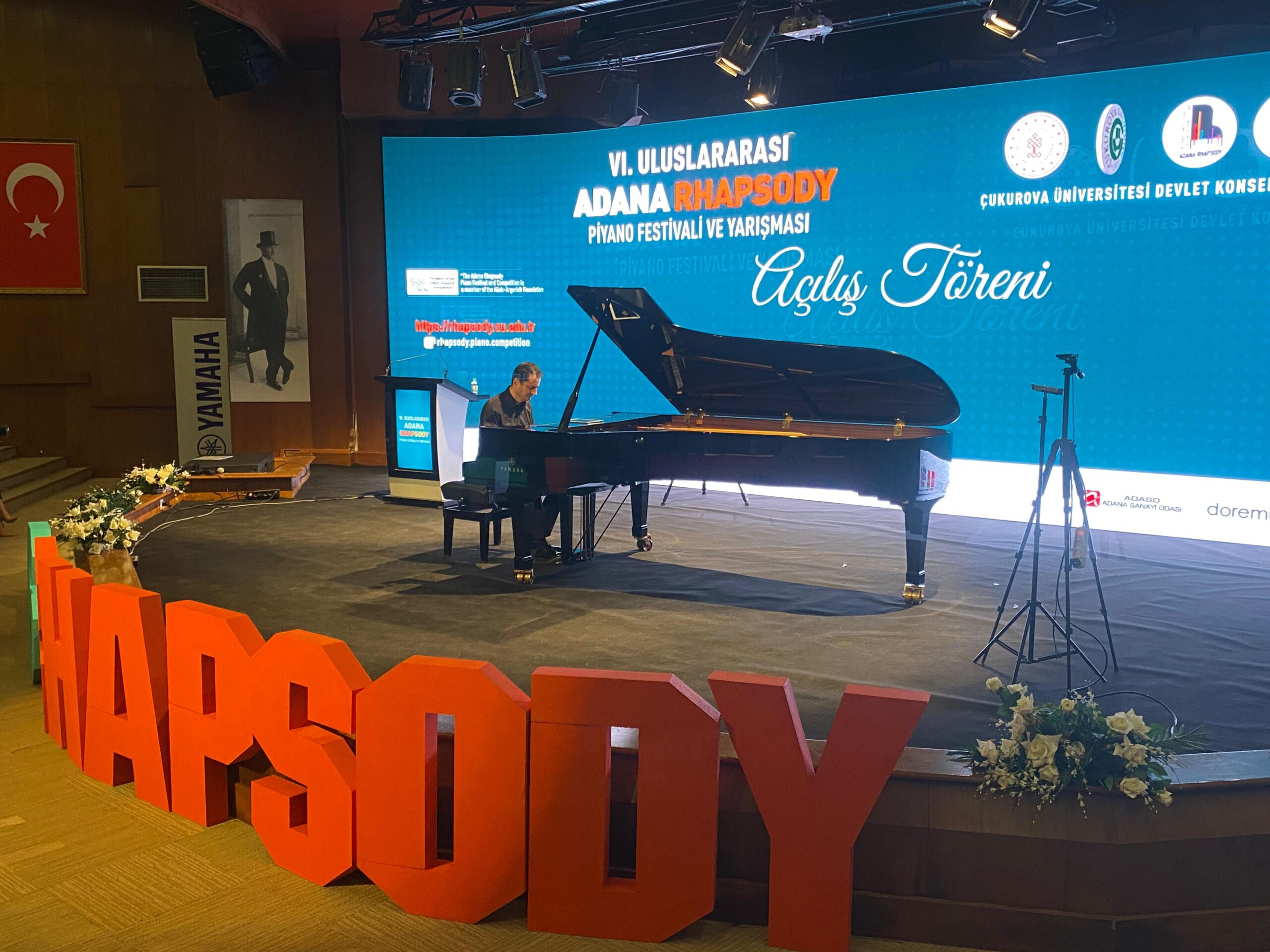 “Uluslararası Adana Rhapsody Piyano Festivali ve Yarışması” başladı