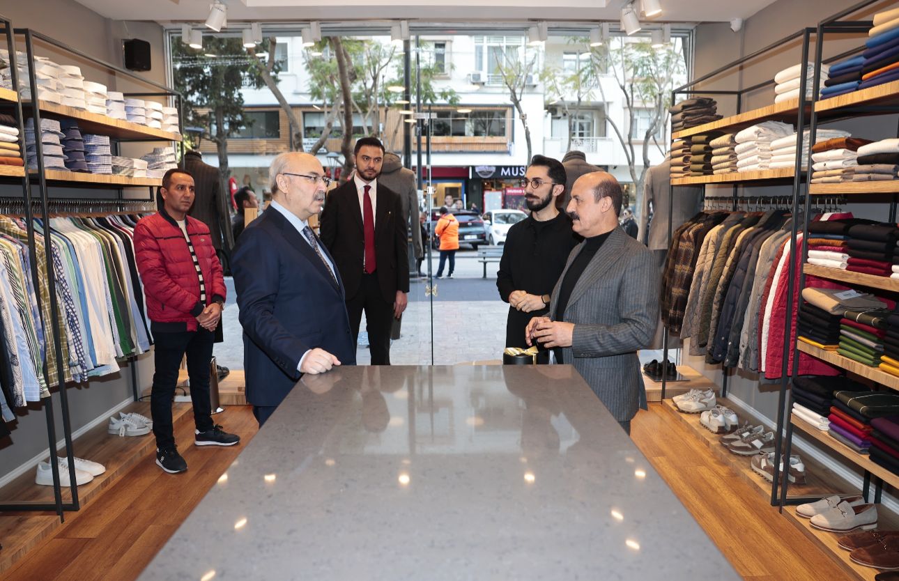 Vali Köşger esnafı iş yerlerinde ziyaret etti