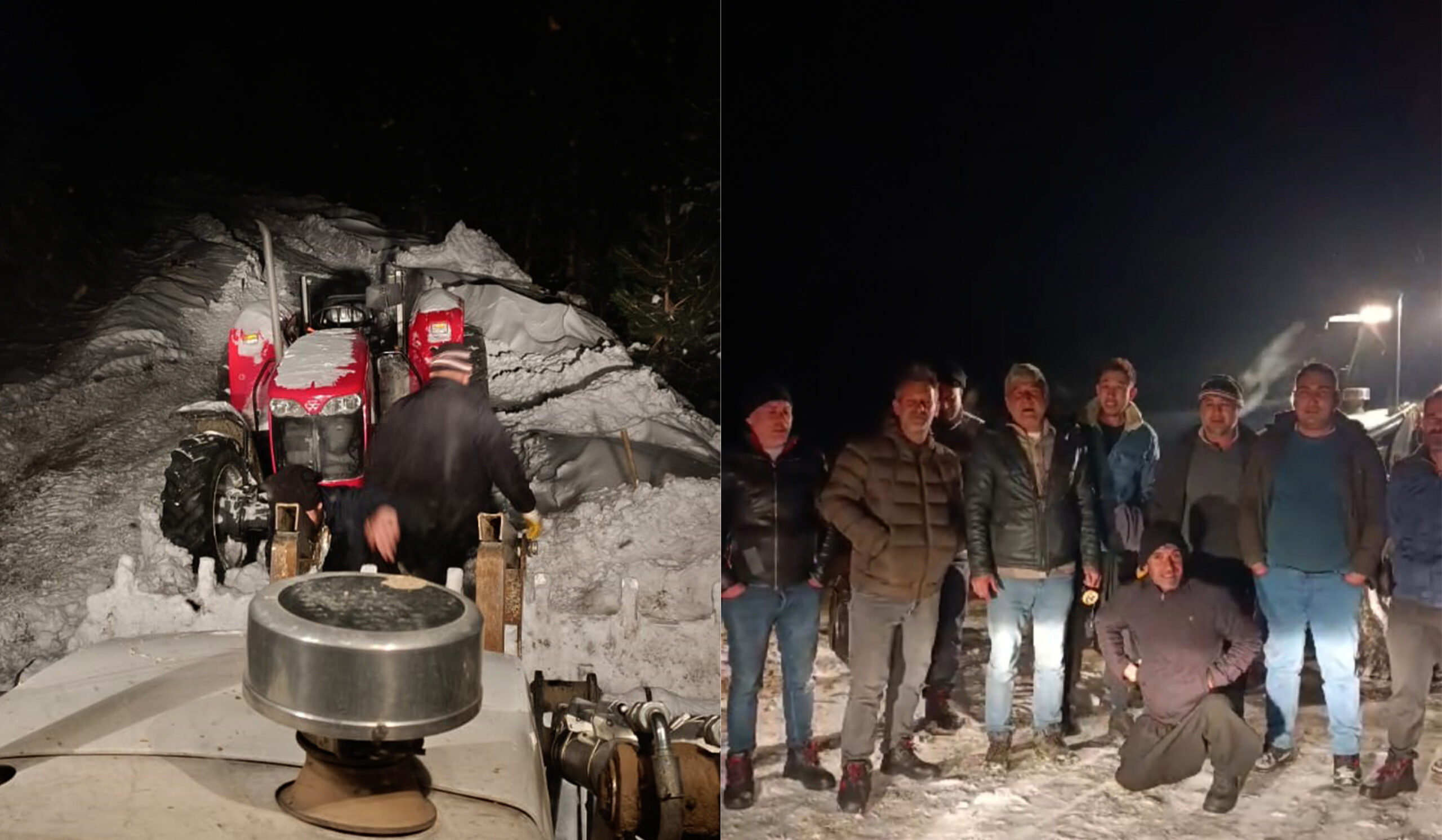 Karda mahsur kalan 15 madenci kurtarıldı
