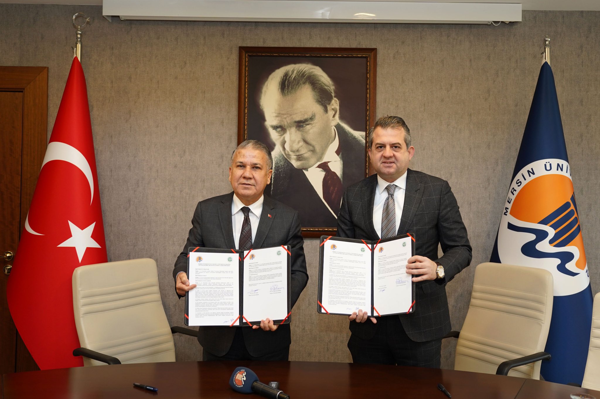 Çukurova Üniversitesi ile Mersin Üniversitesi Arasında iş birliği protokolü imzalandı