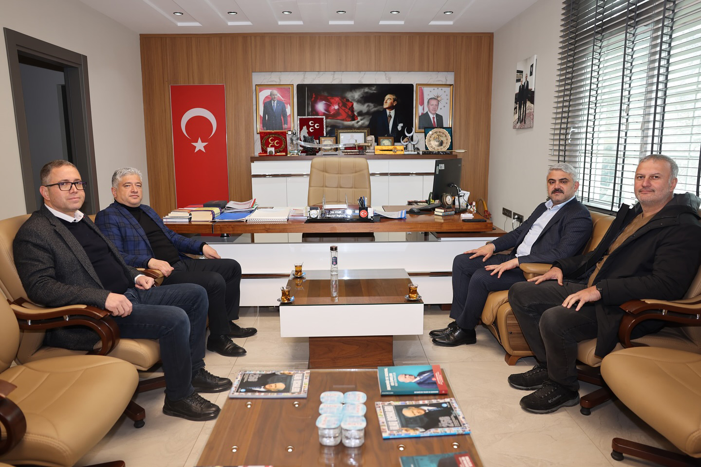 Deva Partisi’nden Başkan Avan’a ziyaret