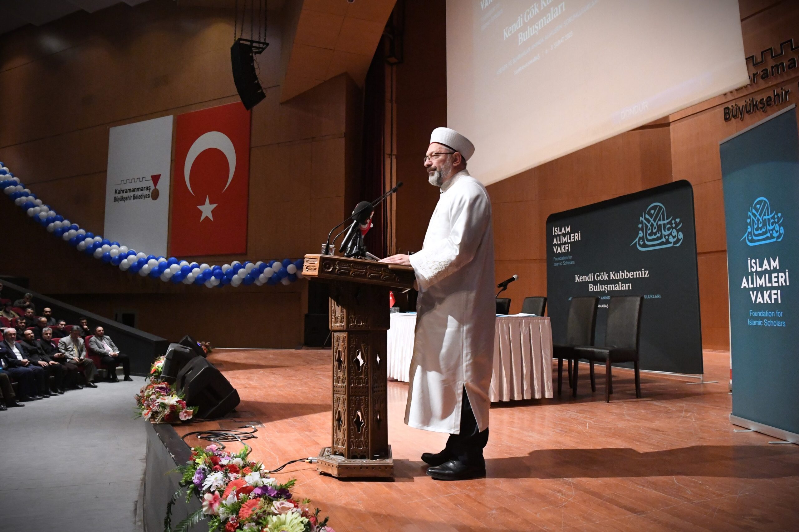 Diyanet İşleri Başkanı Erbaş, Kahramanmaraş’ta “Kendi Gök Kubbemiz Buluşmaları” programında konuştu