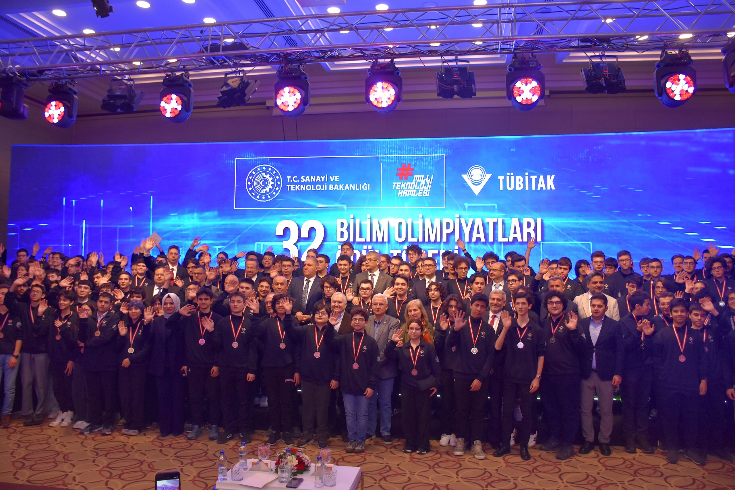 TÜBİTAK 32. Bilim Olimpiyatları Ödül Töreni Antalya’da yapıldı