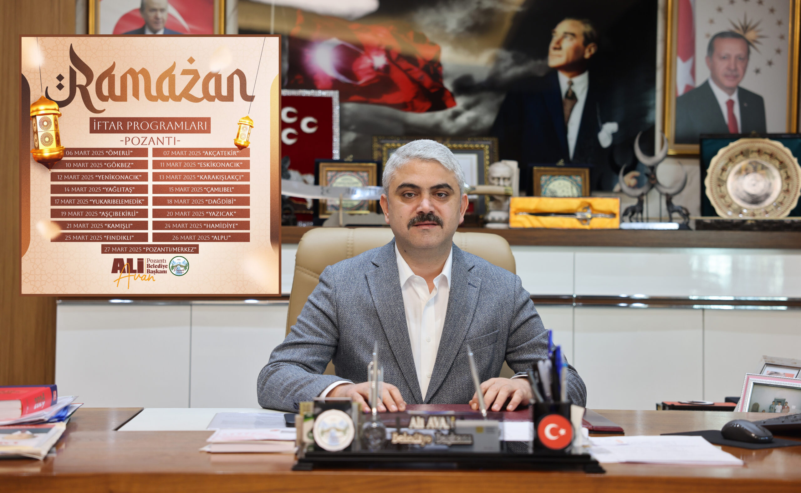Pozantı Belediyesi’nin iftar programları başlıyor