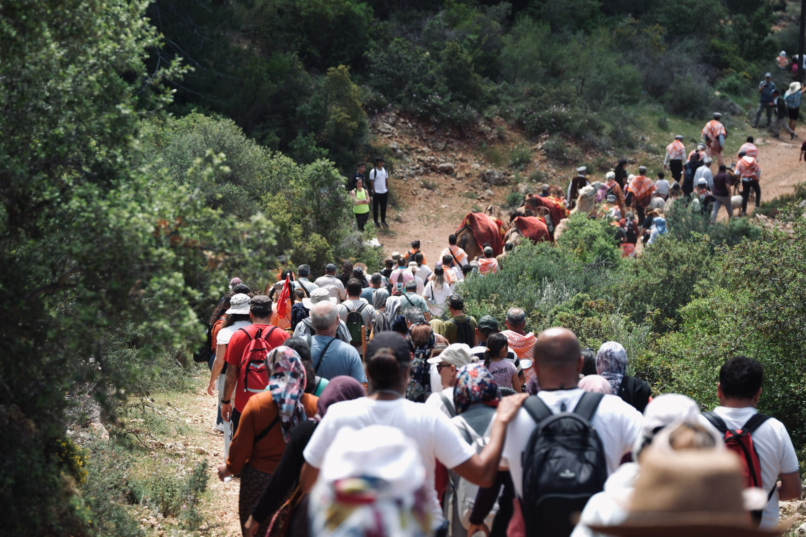 Kaş’ta Likya Su Yolu Yürüyüşü ve Patara Yörük Göçü düzenlendi