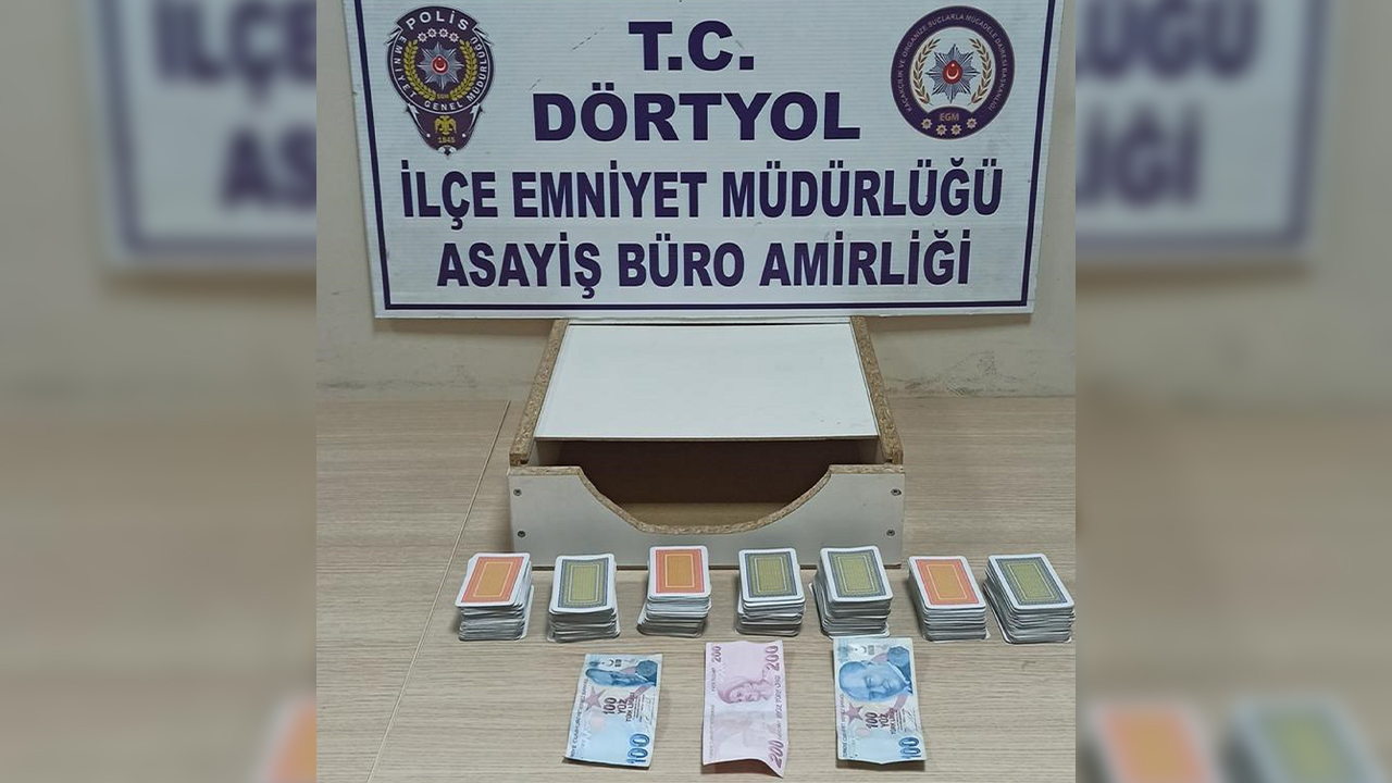Kumar oynarken yakalanan 5 şahsa 46 bin 235 TL ceza