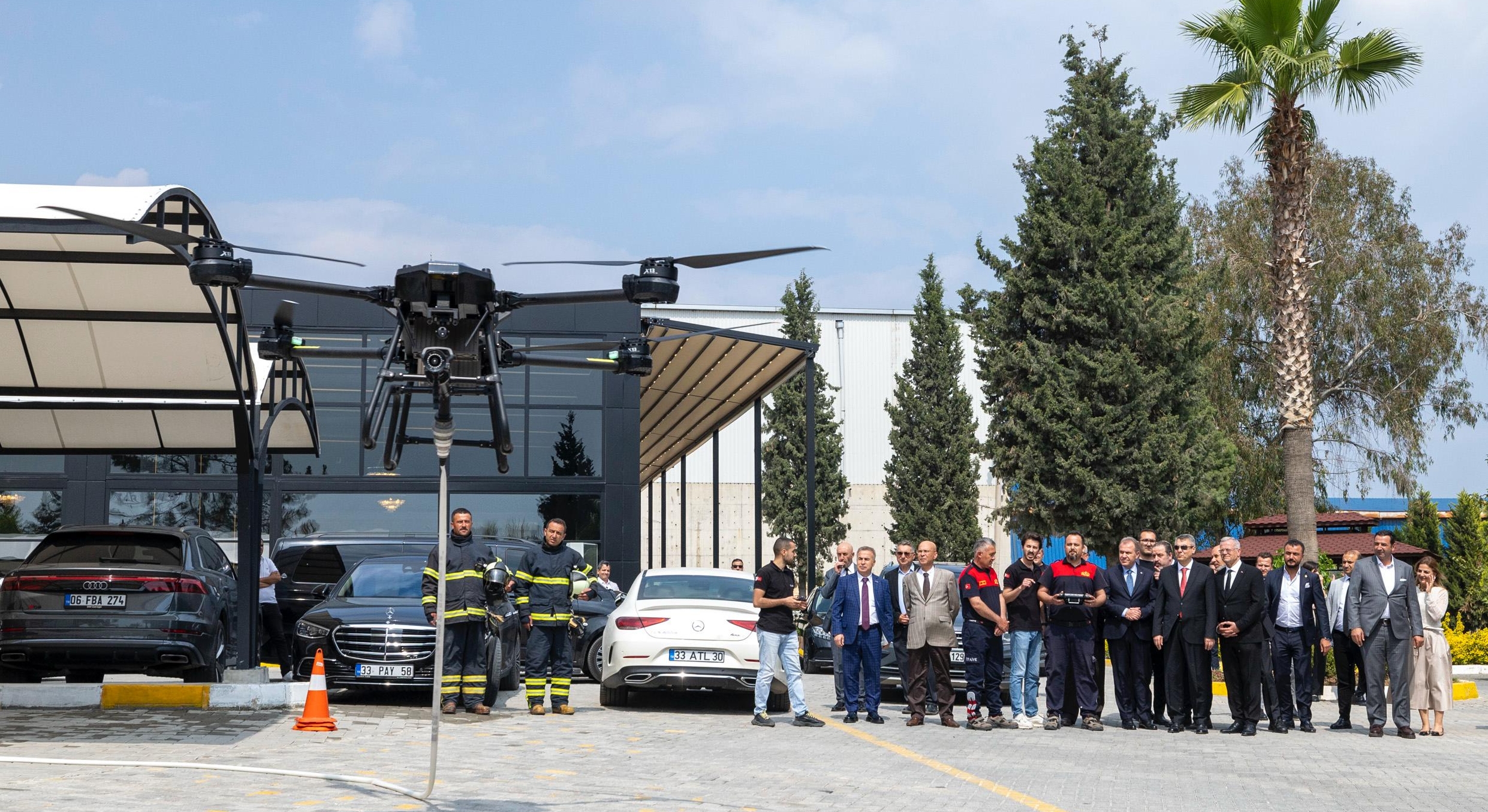 Mersin OSB’de ‘Yangın Müdahale İnsansız Hava Aracı’ göreve başladı