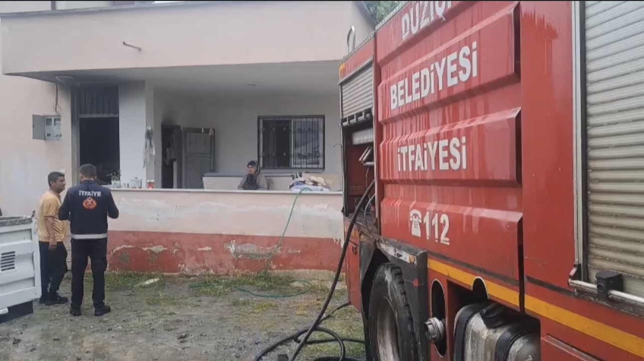 Osmaniye’de bir evde çıkan yangın kontrol altına aldı