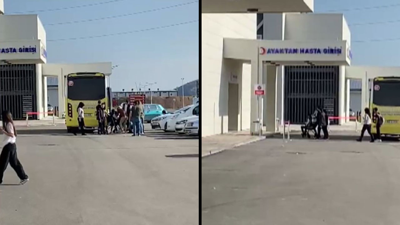Rahatsızlanan yolcu otobüsle hastaneye ulaştırıldı