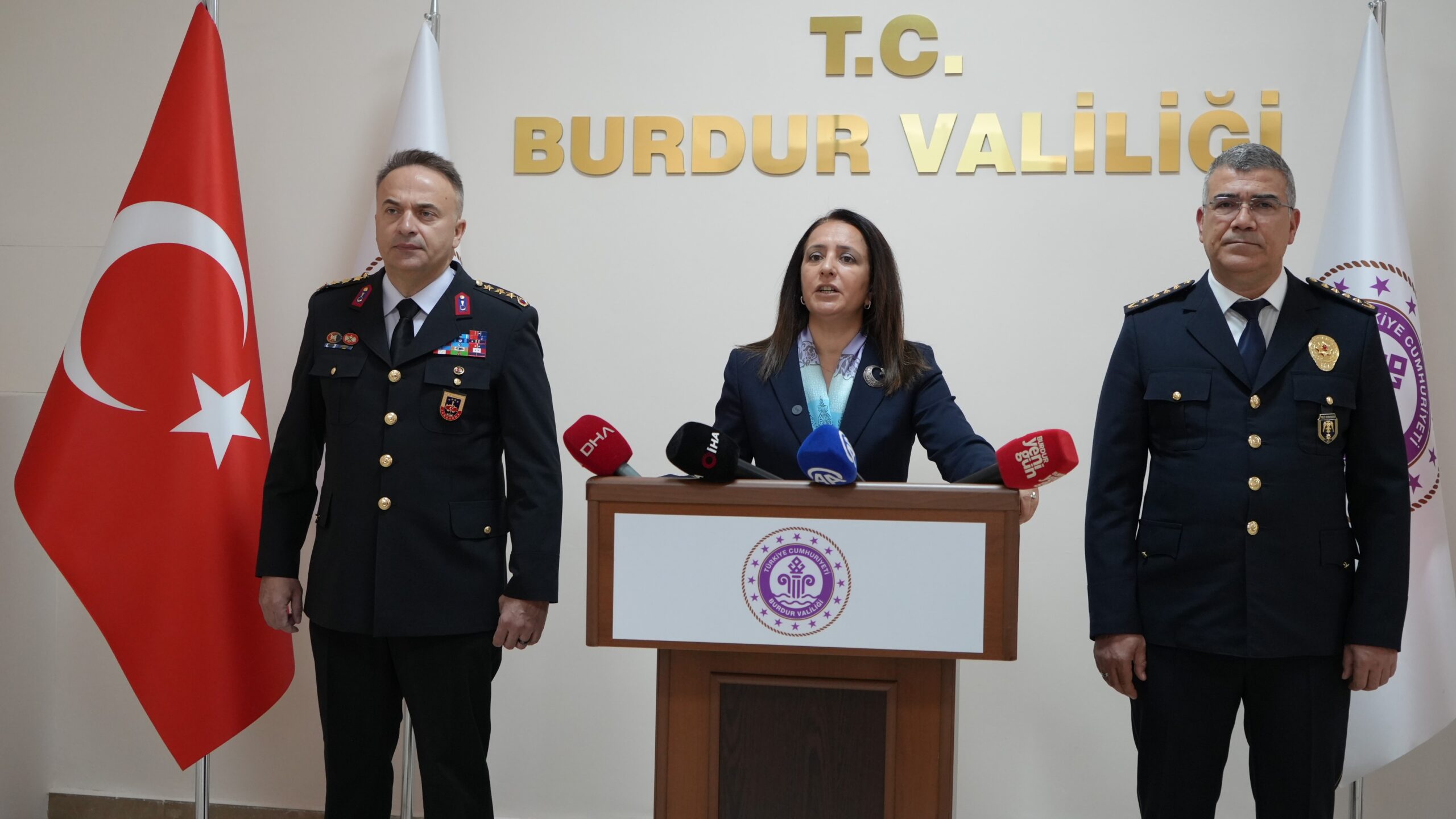 Burdur’da Nisan ayında 215 şahıs hakkında işlem yapıldı