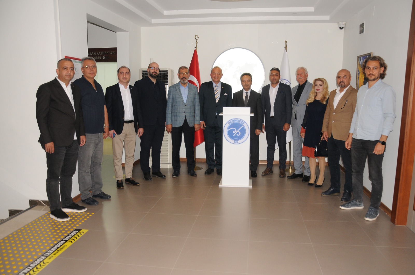 DAİMFED’den Rektör Koç’a hayırlı olsun ziyareti