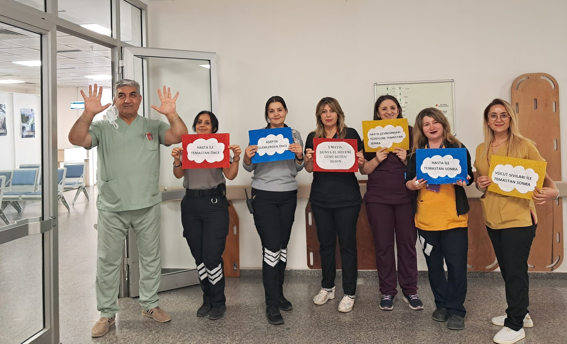 El hijyenine dikkat çektiler