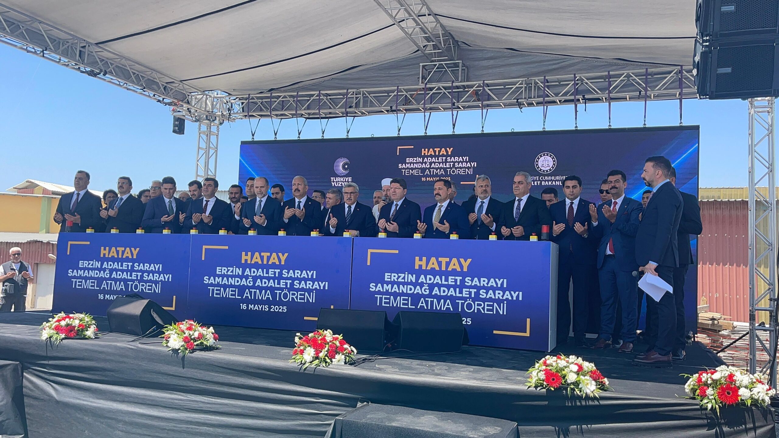 Hatay’da 2 adliye binasının temeli atıldı