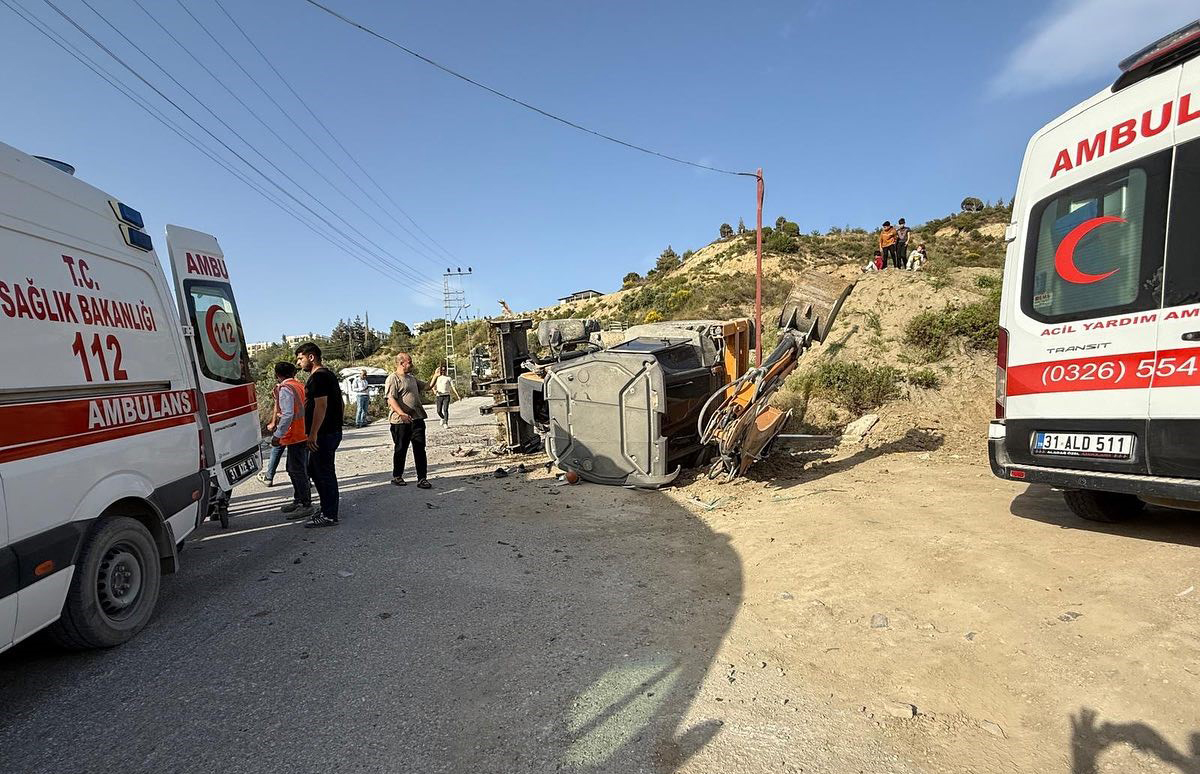 Hatay’da trafik kazası: 3 yaralı