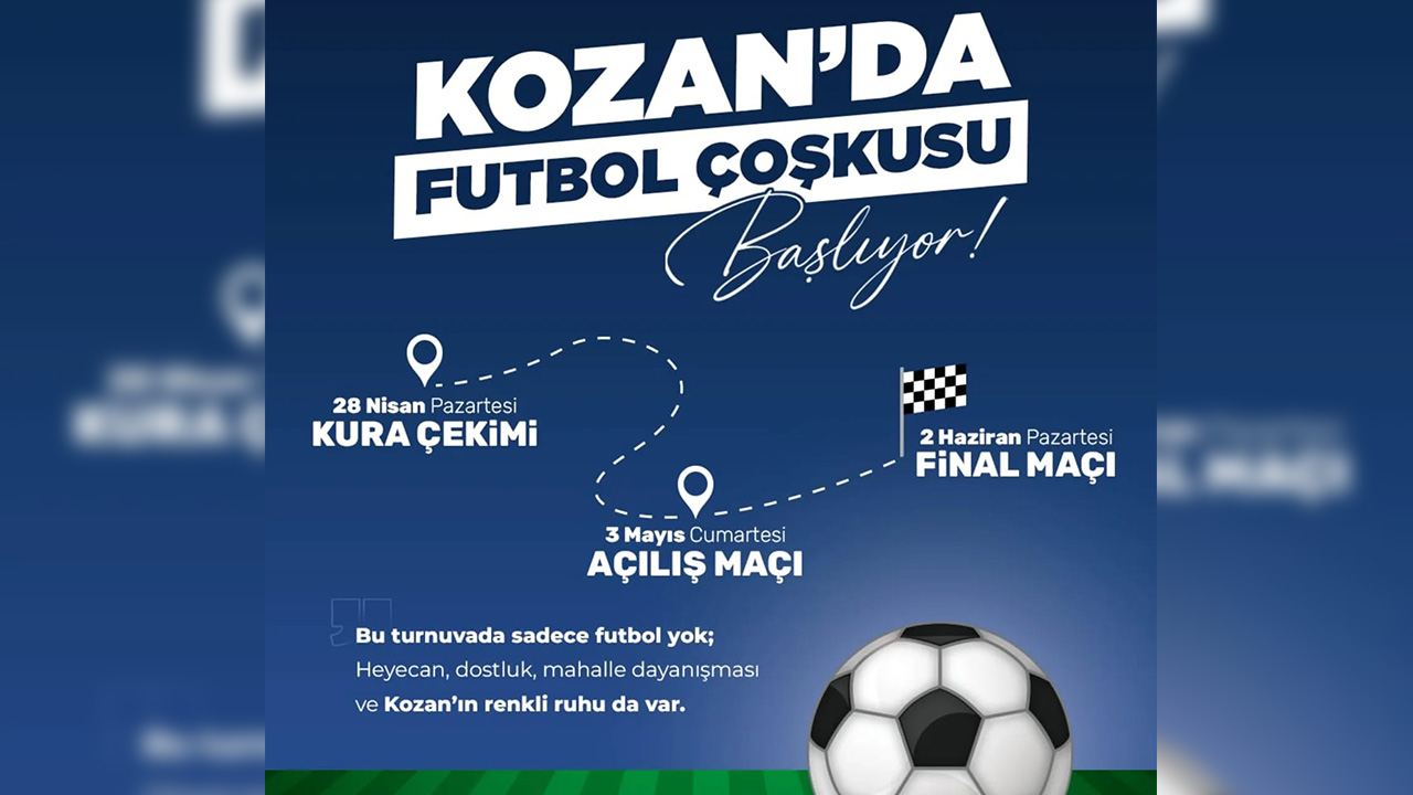 Kozan’da futbol heyecanı