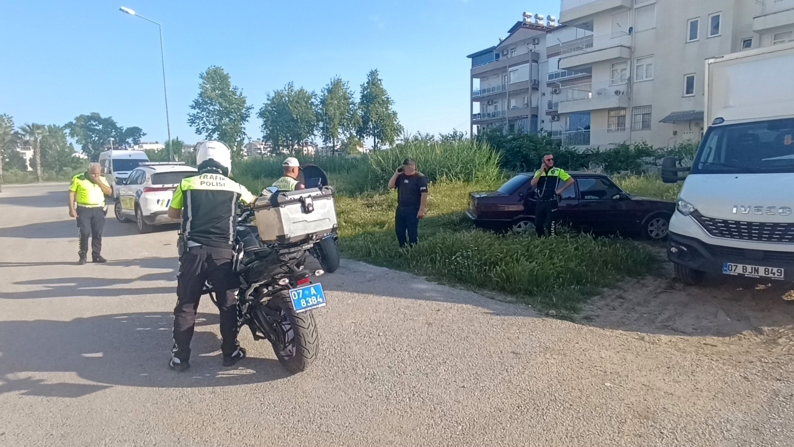 Manavgat’ta “dur” ihtarına uymayan yaşı küçük sürücü yakalandı
