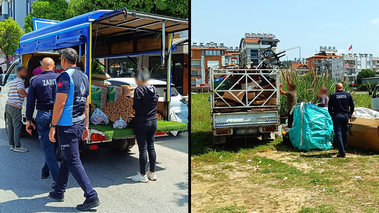 Manavgat’ta huzur ve güvenlik için zabıta ekipleri sahada