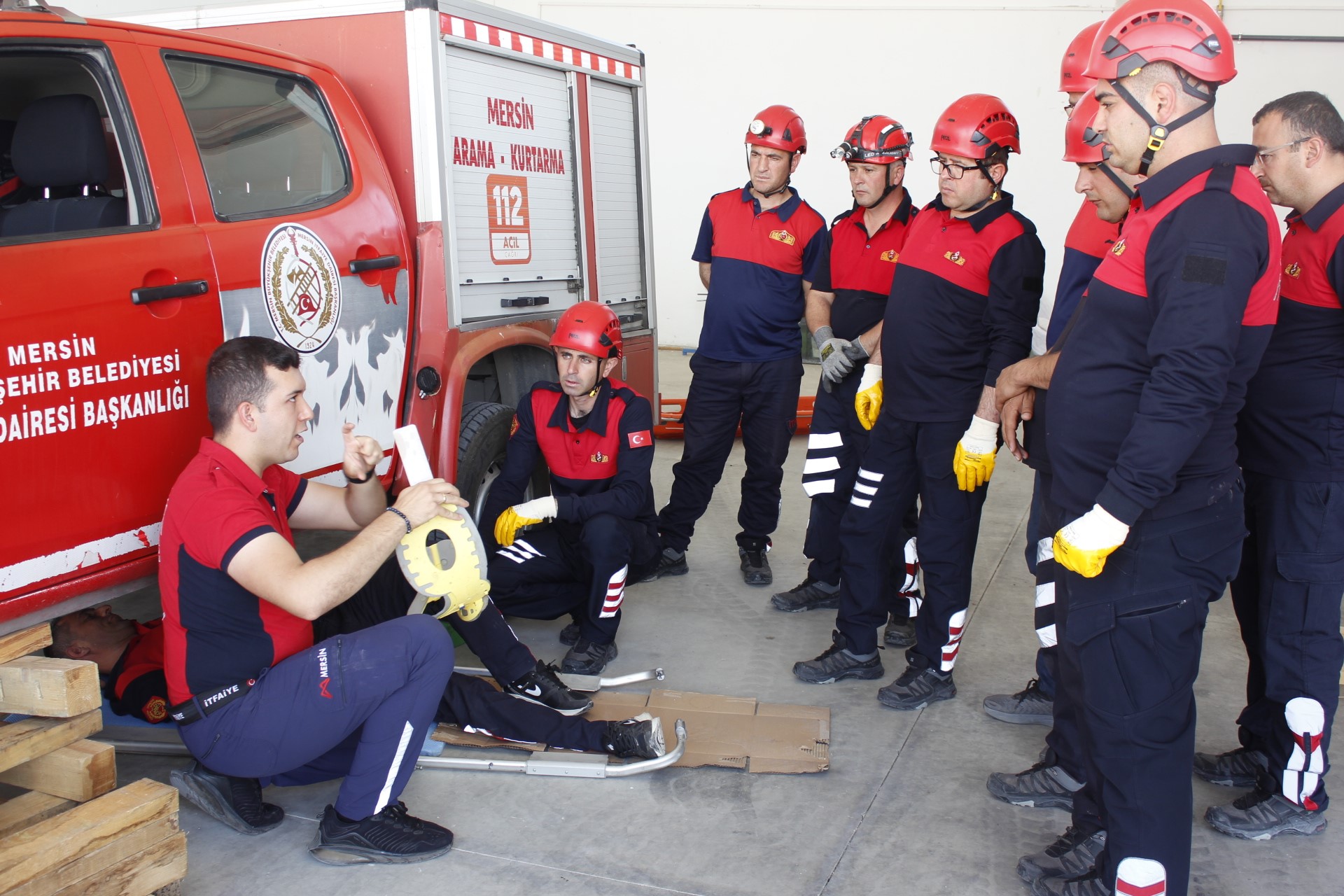 Mersin İtfaiyesi, Ürgüp personeline 5 günlük eğitim verdi