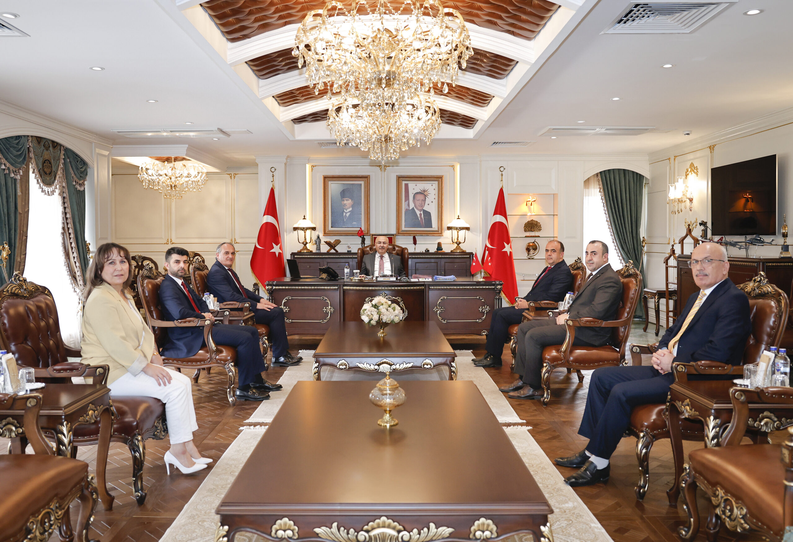 Vali Köşger’e Sosyal Güvenlik Haftası ziyareti